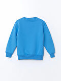 Bisiklet Yaka Baskılı Erkek Çocuk Sweatshirt_W4LR65Z4-GJY_8684141548441_10-11 Yaş