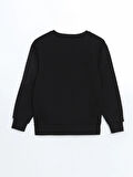 Bisiklet Yaka Baskılı Erkek Çocuk Sweatshirt_W4LR66Z4-HEG_8684141548724_11-12 Yaş