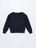 Bisiklet Yaka Baskılı Erkek Çocuk Sweatshirt_W4LR81Z4-HSF_8684141551977_10-11 Yaş