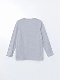 Bisiklet Yaka Baskılı Kadın Pijama Takımı_W4LG27Z8-DEK_8684141658447_L