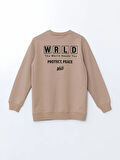 Bisiklet Yaka Baskılı Erkek Çocuk Sweatshirt_W4LF42Z4-FRJ_8684141659635_11-12 Yaş