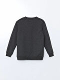 Bisiklet Yaka Baskılı Erkek Çocuk Sweatshirt_W4LF44Z4-HDE_8684141660150_9-10 Yaş