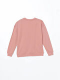 Bisiklet Yaka Baskılı Kadın Sweatshirt_W4LB83Z8-DMT_8684142311280_S