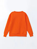 Bisiklet Yaka Baskılı Kız Çocuk Sweatshirt_W4LD62Z4-GNN_8684142337082_12-13 Yaş