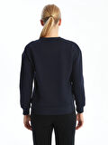 Bisiklet Yaka Kadın Sweatshirt_W4LE51Z8-HSF_8684142349689_L