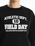 Bisiklet Yaka Kadın Sweatshirt_W4LE51Z8-HEG_8684142349719_S