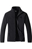 Genius Unisex Renkli Tam Fermuarlı Polar Outdoor Polar Ceket Tactical Polar