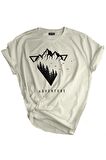 Store Unisex Baskılı Tişört Outdoor Sport T-shirt  ADVENTURE