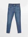 LCW Jeans Indigo Yüksek Bel Push Up Kadın Jean Pantolon