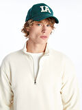 LCW Casual BEJ Dik Yaka Uzun Kollu Erkek Sweatshirt