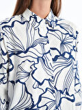 LCWAIKIKI Classic EKRU Desenli Kadın Gömlek Tunik
