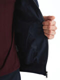 LCW Vision Lacivert Slim Fit Dik Yaka Erkek Mont