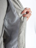 LCW Vision Gri Slim Fit Dik Yaka Erkek Mont