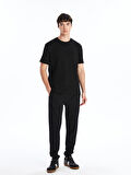 LCW Casual Siyah Slim Fit Erkek Jogger Eşofman Altı