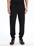 LCW Casual Siyah Slim Fit Erkek Jogger Eşofman Altı