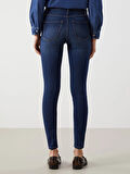 LCW Jeans Indigo Jüpiter Süper Skinny Fit Kadın Jean Pantolon