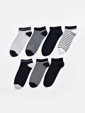 LCW ACCESSORIES Karişik Çizgili Erkek Patik Çorap 7'li