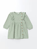 Bisiklet Yaka Kız Bebek Elbise_W4HH44Z1-LRR86841459554814-5 Yaş