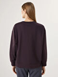 Bisiklet Yaka Baskılı Kadın Sweatshirt_W4LC19Z8-JTW_8684146087136_S
