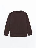 Bisiklet Yaka Baskılı Kadın Sweatshirt_W4LC19Z8-JTW_8684146087136_S