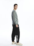 LCW Casual SİYAH Rahat Kalıp Erkek Kalın Jogger Eşofman Altı