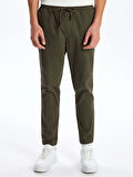 XSIDE Haki Standart Kalıp Gabardin Erkek Pantolon