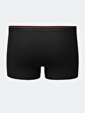 LC WAIKIKI Siyah Standart Kalıp Pamuklu Esnek Erkek Boxer 3'lü