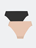 LCW DREAM Pembe Düz Brazilian Külot 2'li