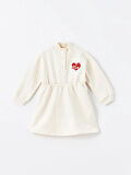 Dik Yaka Uzun Kollu Kız Bebek Elbise_W4IV61Z1-FT086841474511419-12 Ay