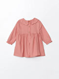 Bebe Yaka Uzun Kollu Kız Bebek Elbise_W4DF08Z1-RSS868414779964918-24 Ay