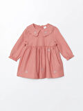Bebe Yaka Uzun Kollu Kız Bebek Elbise_W4DF08Z1-RSS868414779964918-24 Ay