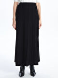 LCW Grace SİYAH Beli Lastikli A Kesim Kadın Etek