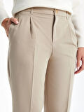LCWAIKIKI Classic BEJ Loose Fit Kadın Pantolon