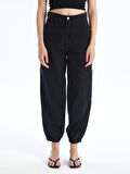 LCW Jeans Siyah Jogger Kadın Jean Pantolon