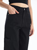 LCW Jeans Siyah Jogger Kadın Jean Pantolon