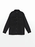 LCW Jeans SİYAH Standart Kalıp Erkek Jean Ceket