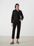 LCW Jeans SİYAH Straight Fit Kadın Jean Pantolon