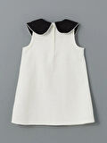 Bebe Yaka Armürlü Kız Çocuk Elbise_W4H948Z1-R9J868414810855612-18 Ay