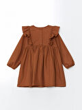 Bisiklet Yaka Kız Çocuk Gabardin Elbise_W4JG09Z1-KVD86841482080725-6 Yaş