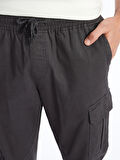 LCW Casual ANTRASİT Standart Kalıp Gabardin Erkek Kargo Pantolon