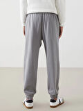 XSIDE Gri Rahat Kalıp Erkek Kalın Jogger Eşofman Altı
