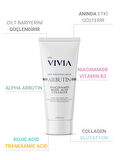 The Vivia Cilt Beyazlatıcı Aydınlatıcı Leke Karşıtı Krem Arbutin Kojik Asit Niasinamid Kolajen Glutatyon 50 ml