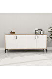 Mezza 1666 Ares Modern Konsol 180 Cm Sepet - Beyaz