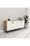 Mezza 1666 Ares Modern Konsol 180 Cm Sepet - Beyaz