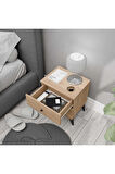 Mezza 3722 MONA 2 ÇEKMECELİ KOMODİN SEPET