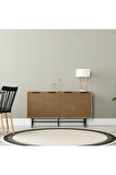 Mezza 4614 BLANCO 145 CM (METAL AYAKLI) MODERN KONSOL HAT KAPLAN