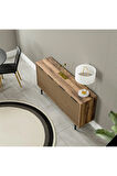 Mezza 4614 BLANCO 145 CM (METAL AYAKLI) MODERN KONSOL HAT KAPLAN