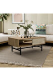Mezza 4232 DIAMOND METAL AYAKLI ORTA SEHPA 90 CM SEPET TRAVERTEN