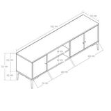 Mezza 1270 Nest 150 Cm Tv Ünitesi Hat-Kaplan