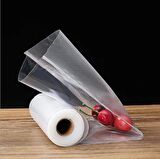 Novisan 20cm X 5 Metre Gofrajlı Tırtıklı Rulo Vakum Poşeti 2'li Bobin ( Toploam 10 Metre) Vakumlama folyosu, vakumlu rulo, folyo rulosu, BPA içermez, tüm vakumlama makineleri için, yırtılmaz, kaynatılabilir, tekrar kullanılabilir, vakumlu torba